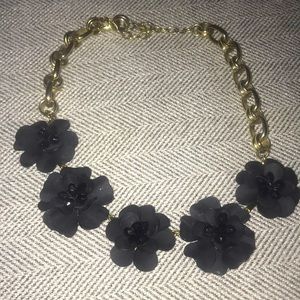 Black flower necklace from Chico’s
